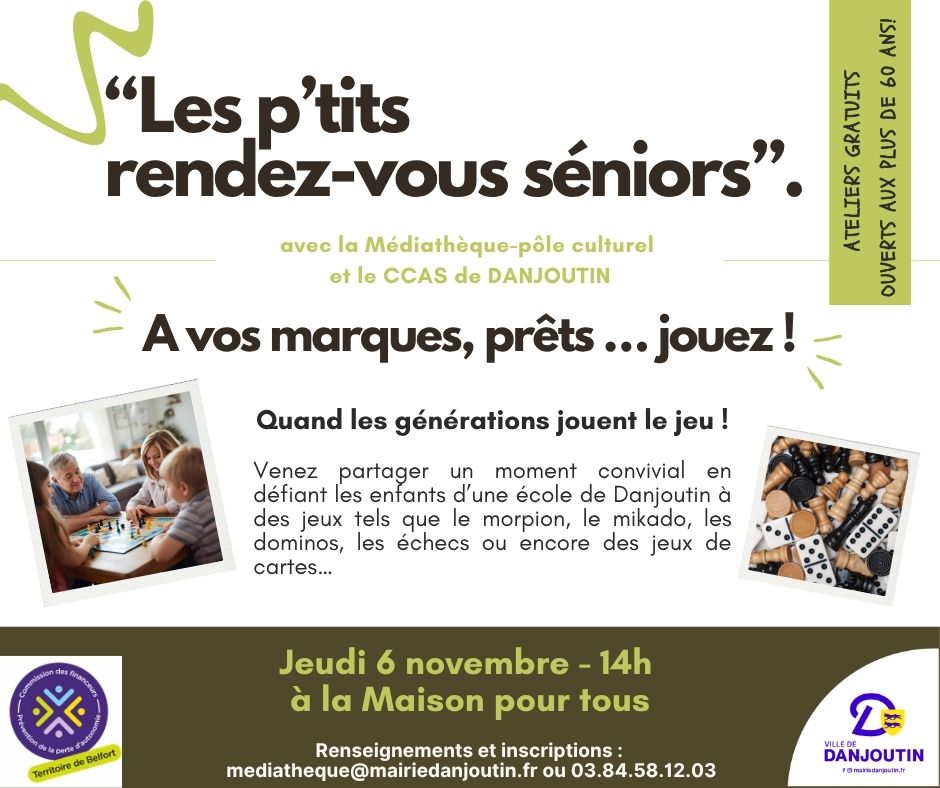 "Les p'tits rendez-vous séniors"