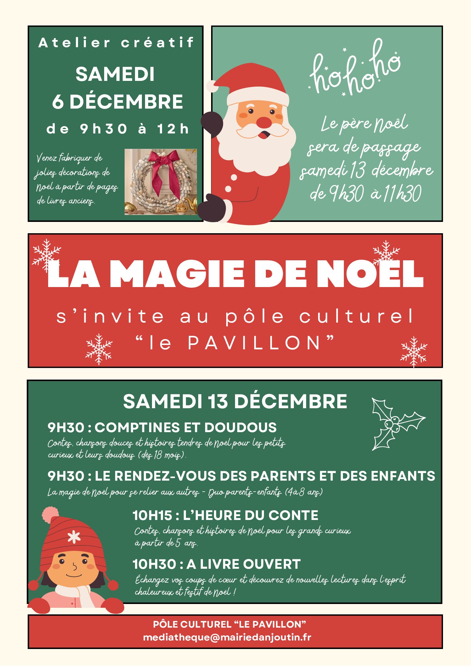 Magie de Noël au Pavillon