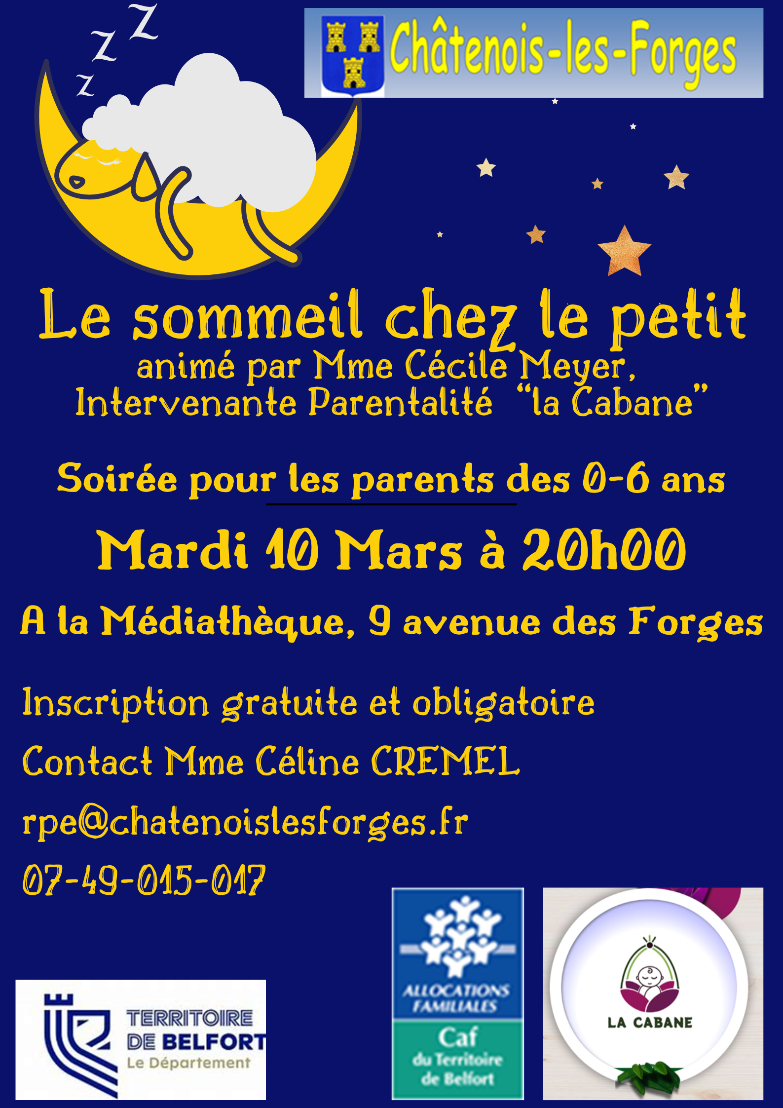 Atelier parentalité Châtenois-les-Forges