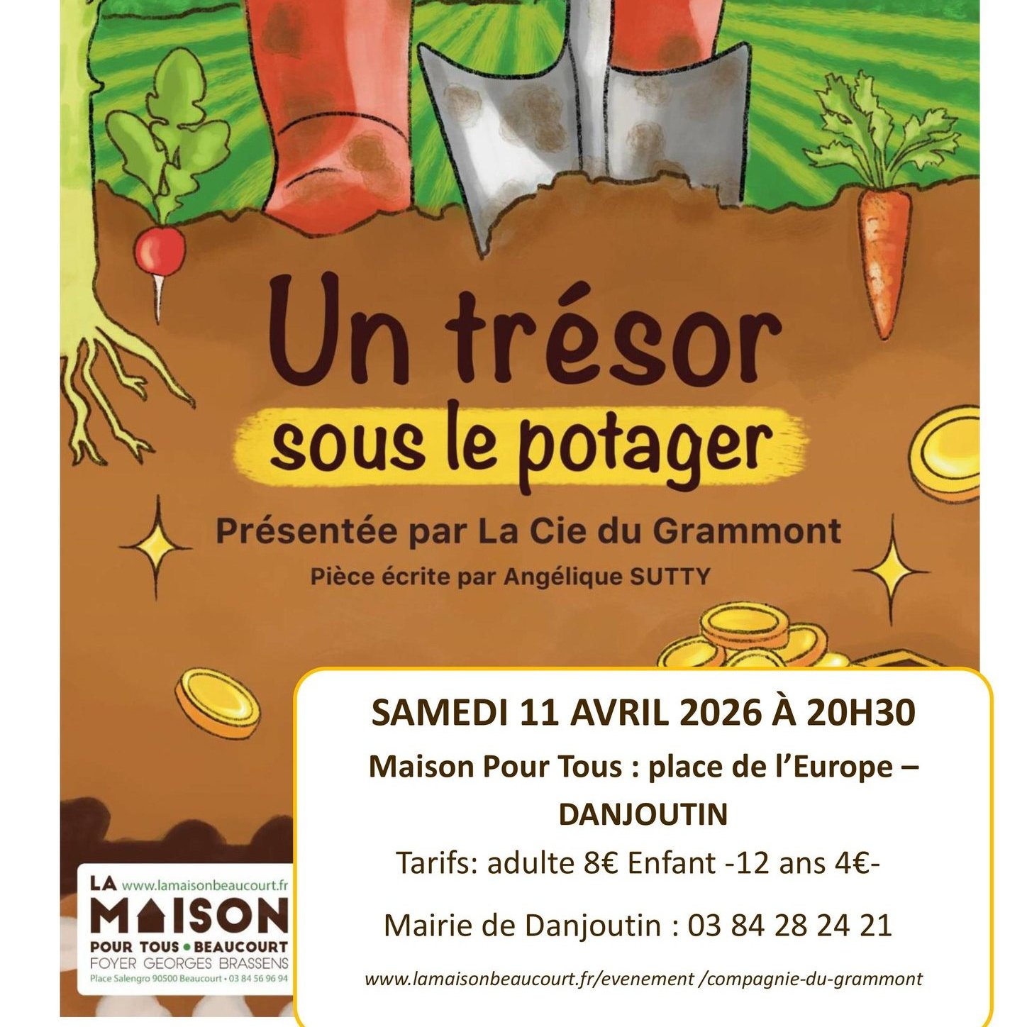 "Un trésor sous le potager"