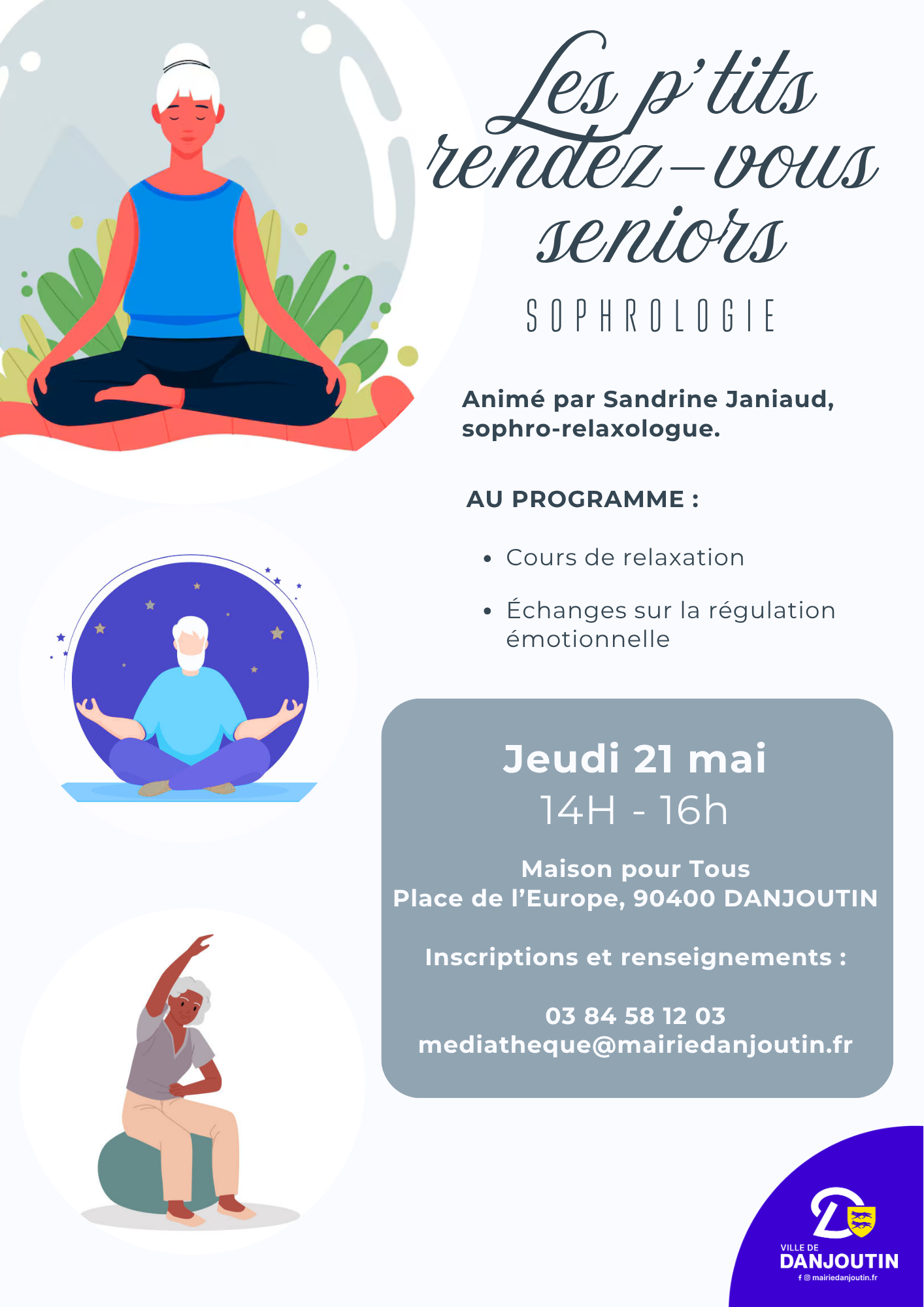 Les p'tits rendez-vous seniors - Atelier sophrologie
